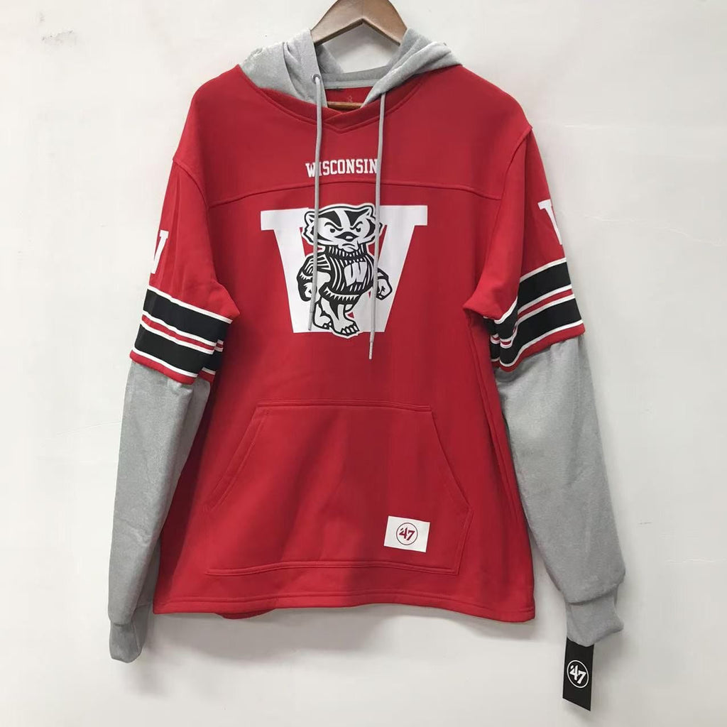Wisconsin Badgers Official NCAA 47 brand hoodie product image 2