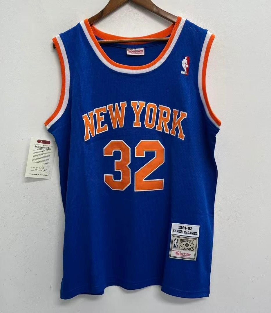 Xavier McDaniel New York Knicks Official NBA Jersey product image 2