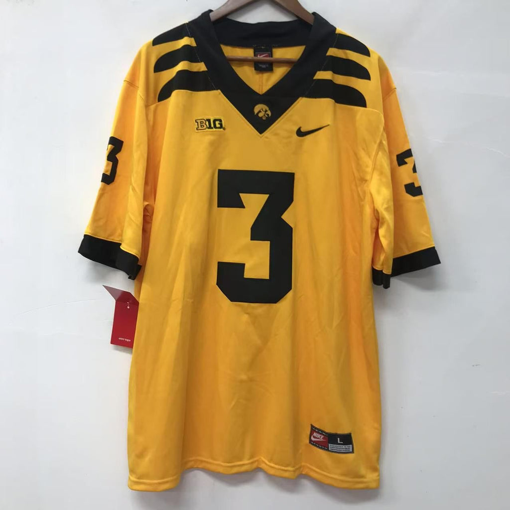 Cooper DeJean Iowa Hawkeyes Official NCAA Jersey yellow Nike product image 2