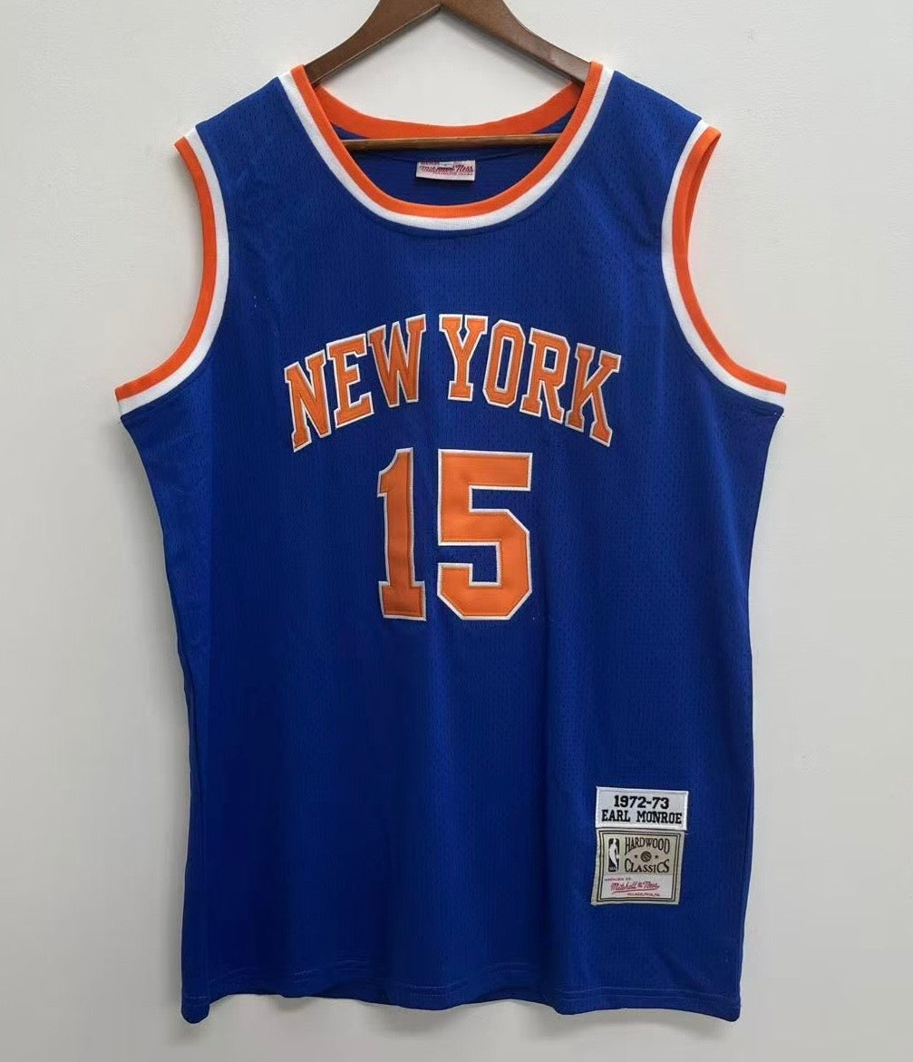 Earl Monroe New York Knicks Official NBA Jersey Mitchell & product image 2