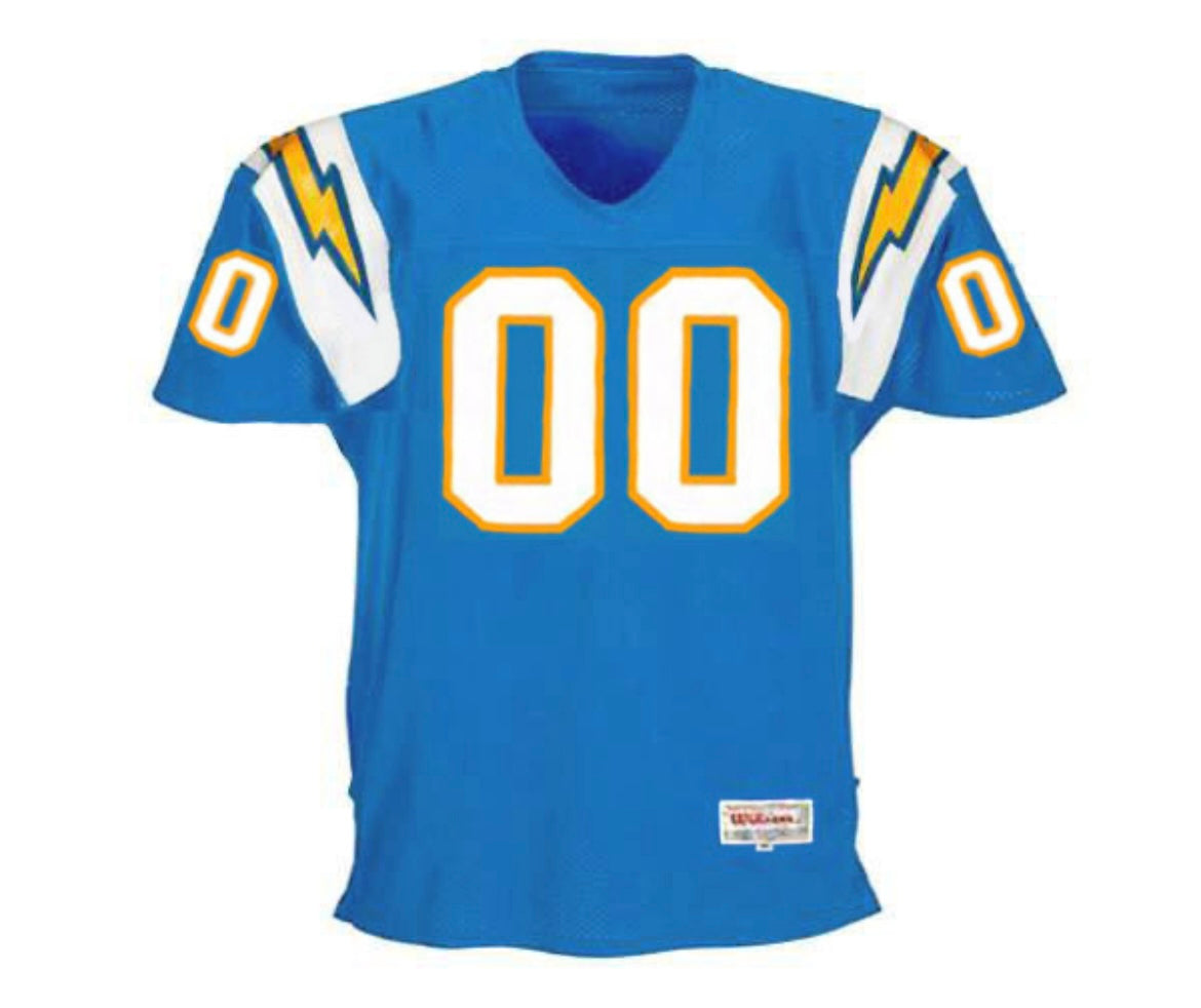 Any name & Number San Diego Chargers 1990’s NFL Mitchell & product image 2