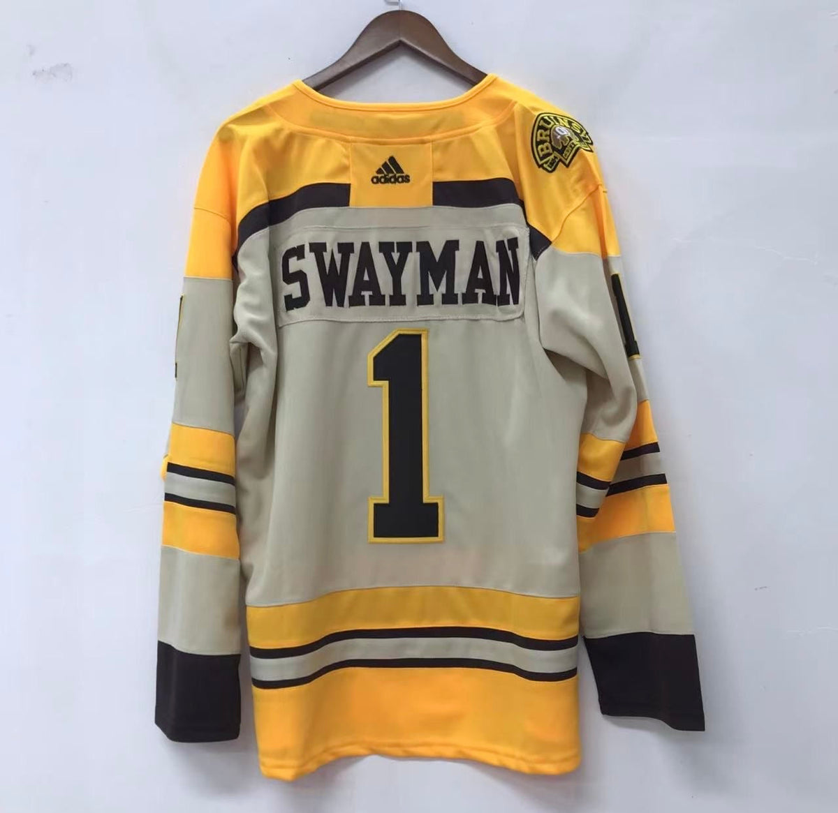 Jeremy Swayman Boston Bruins Official NHL Jersey Adidas product image 1