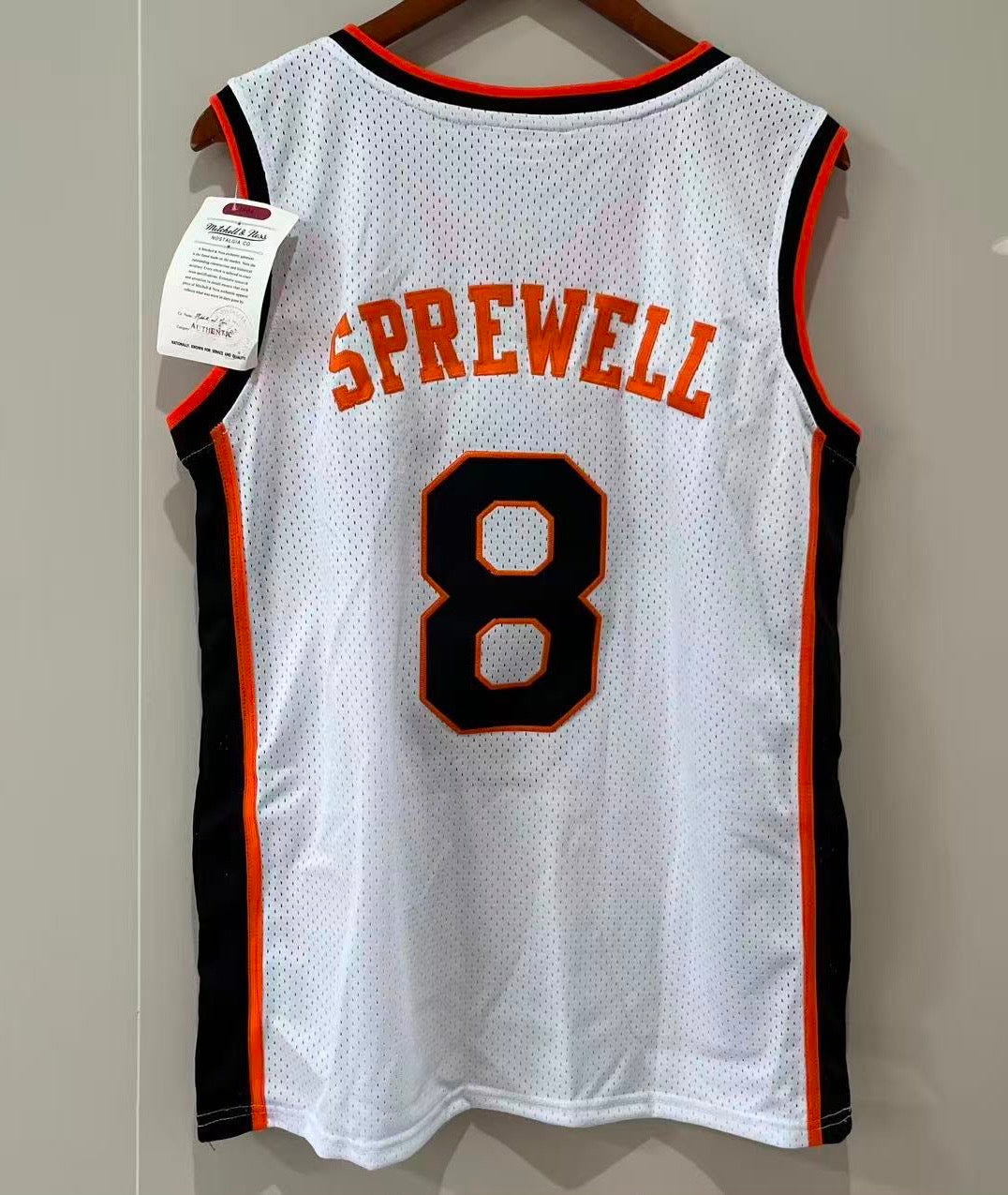 Latrell Sprewell New York Knicks Official NBA Mitchell & product image 4