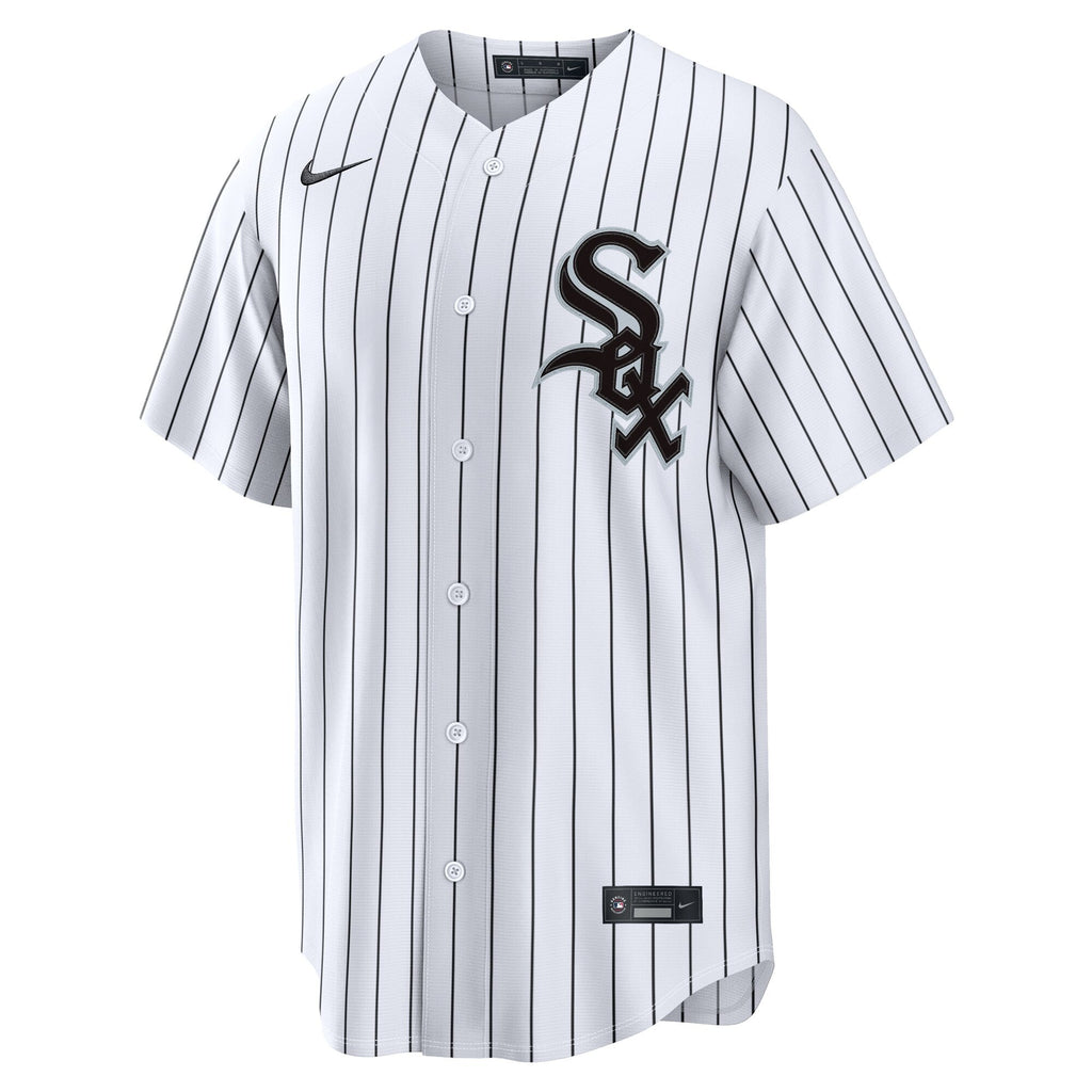 Chicago White Sox Huascar Brazoban White Home Replica Jersey product image 5, provided for visual reference and product