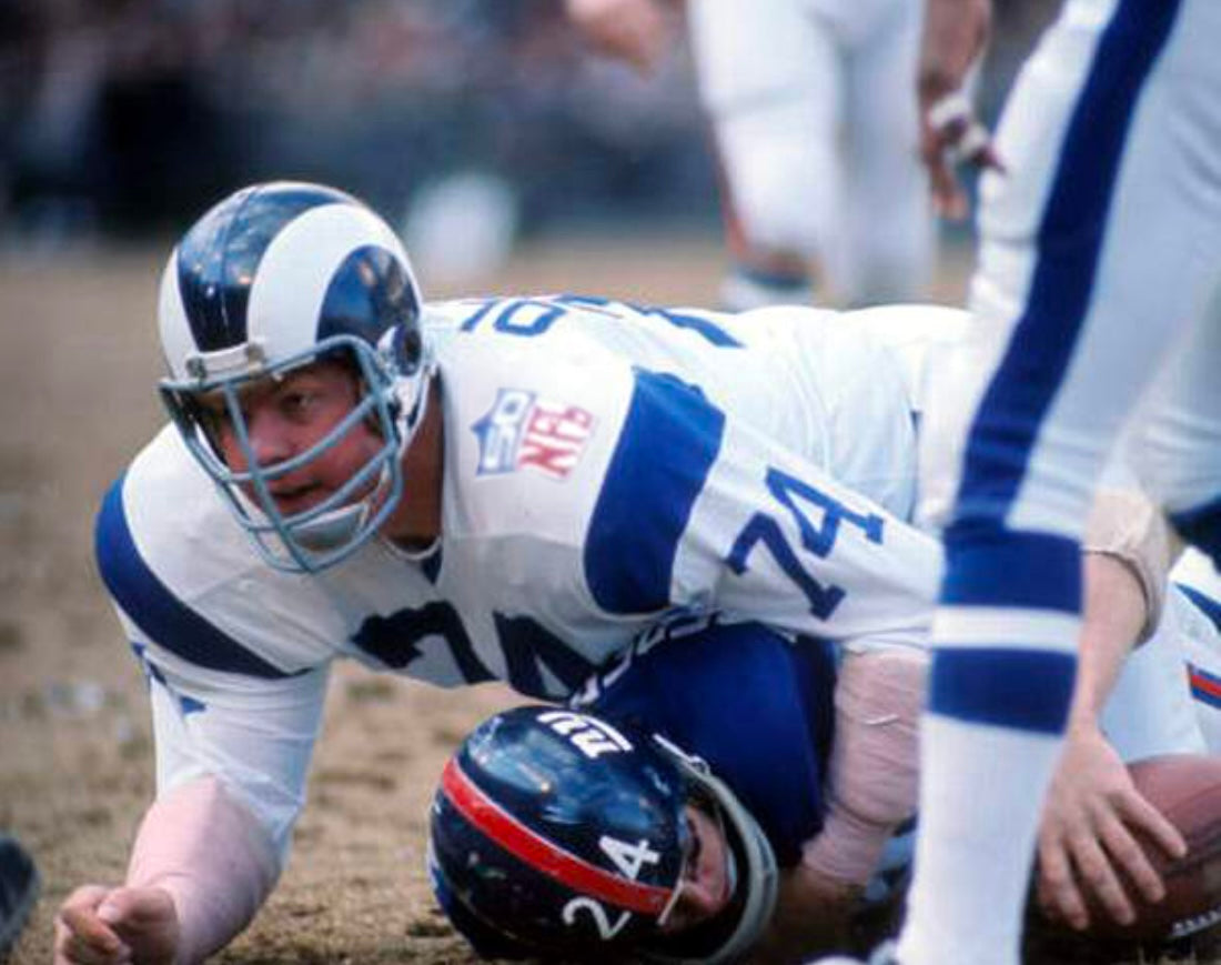 Merlin Olsen 1969 Los Angeles Rams NFL Mitchell & Ness product image 4