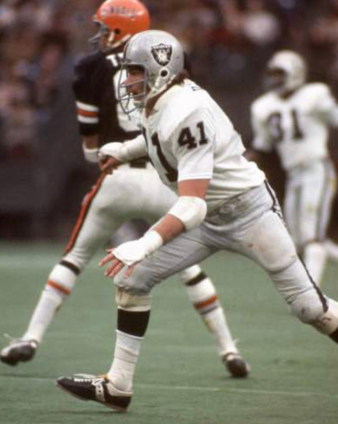 Phil Villapiano Oakland Raiders Mitchell & Ness Jersey white product image 3