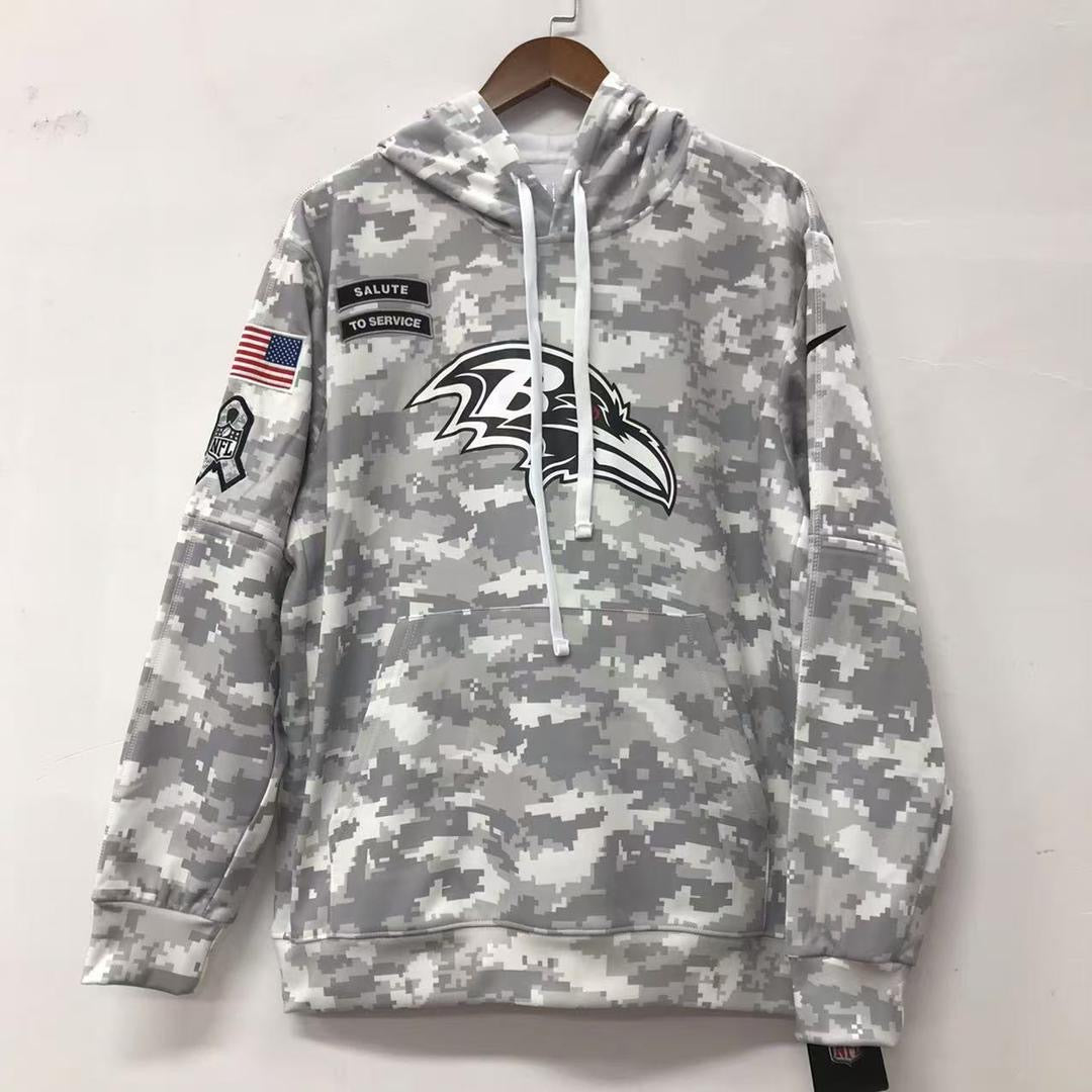 Baltimore Ravens Salute to Service Nike hoodie 2024 product image 1