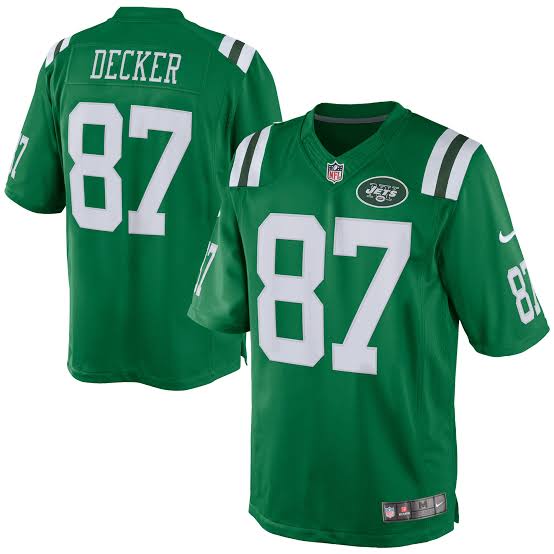 Eric Decker New York Jets Official NFL Nike Jersey green product image 1