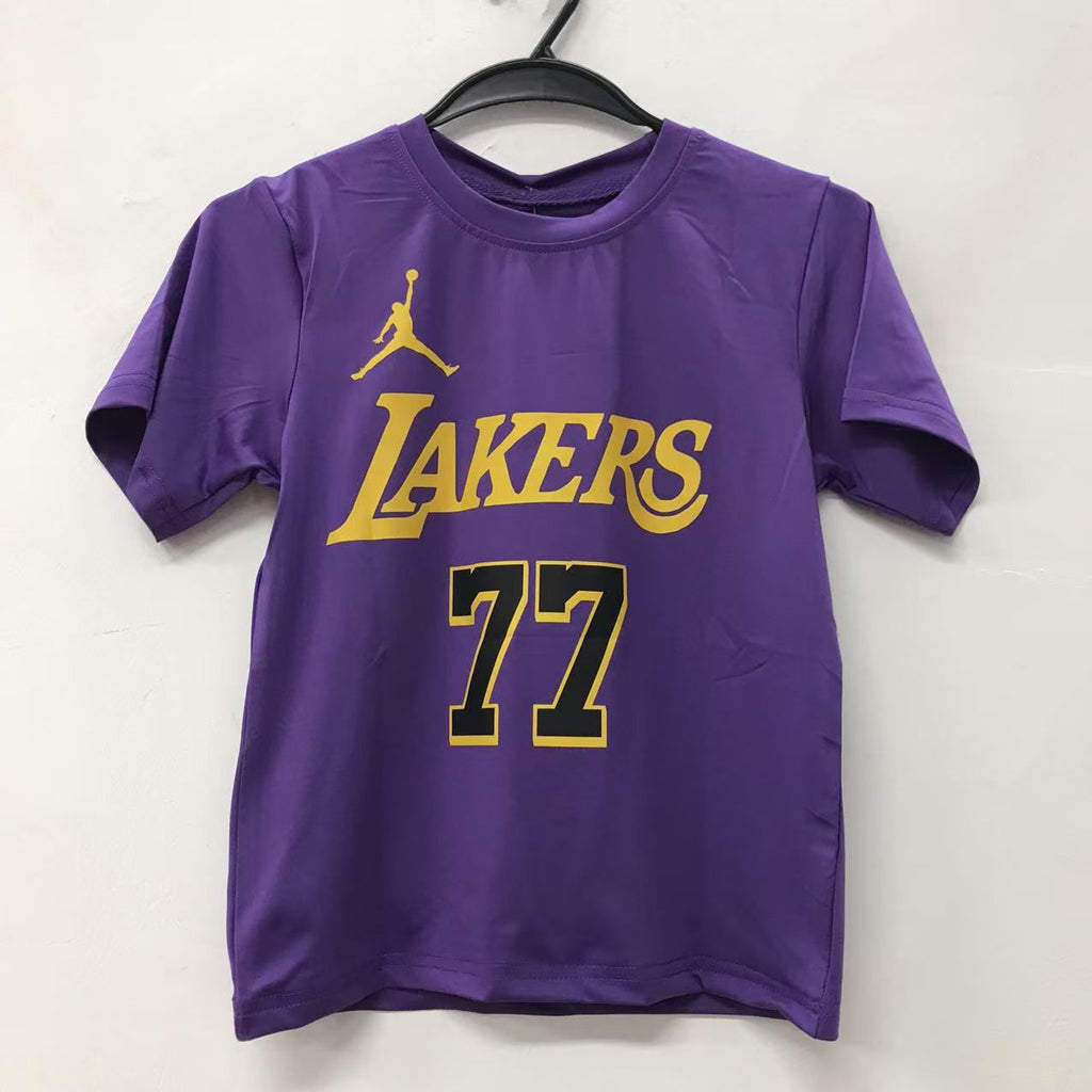 Luca Doncic Name & Number Los Angeles Lakers T shirt product image 2