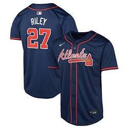 Austin Riley Atlanta Braves Official MLB Nike Jersey blue product image 1