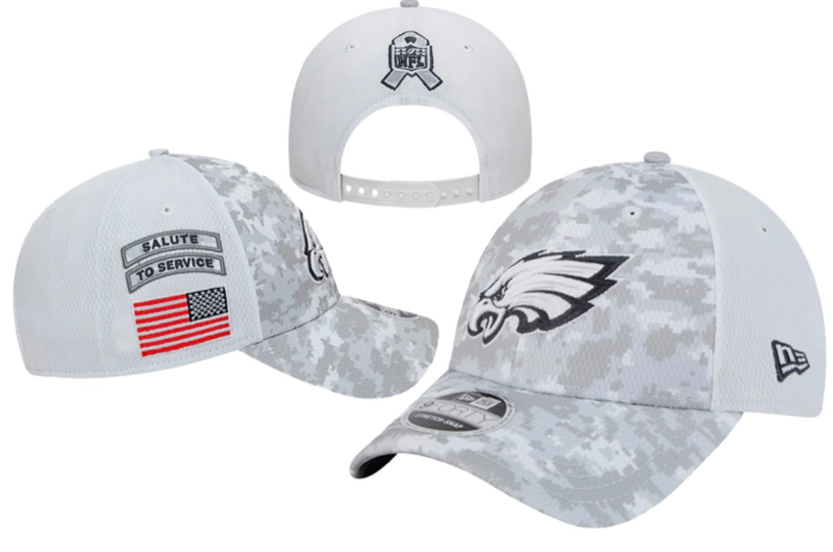 Philadelphia Eagles New Era Salute to Service Hat adjustable product image 1