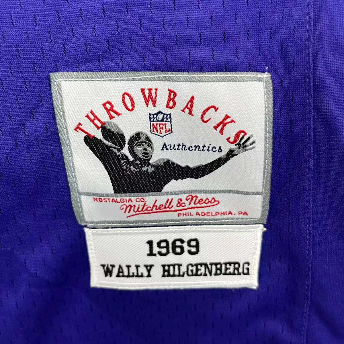 Wally Hilgenberg 1969 Minnesota Vikings NFL Mitchell & Ness product image 3