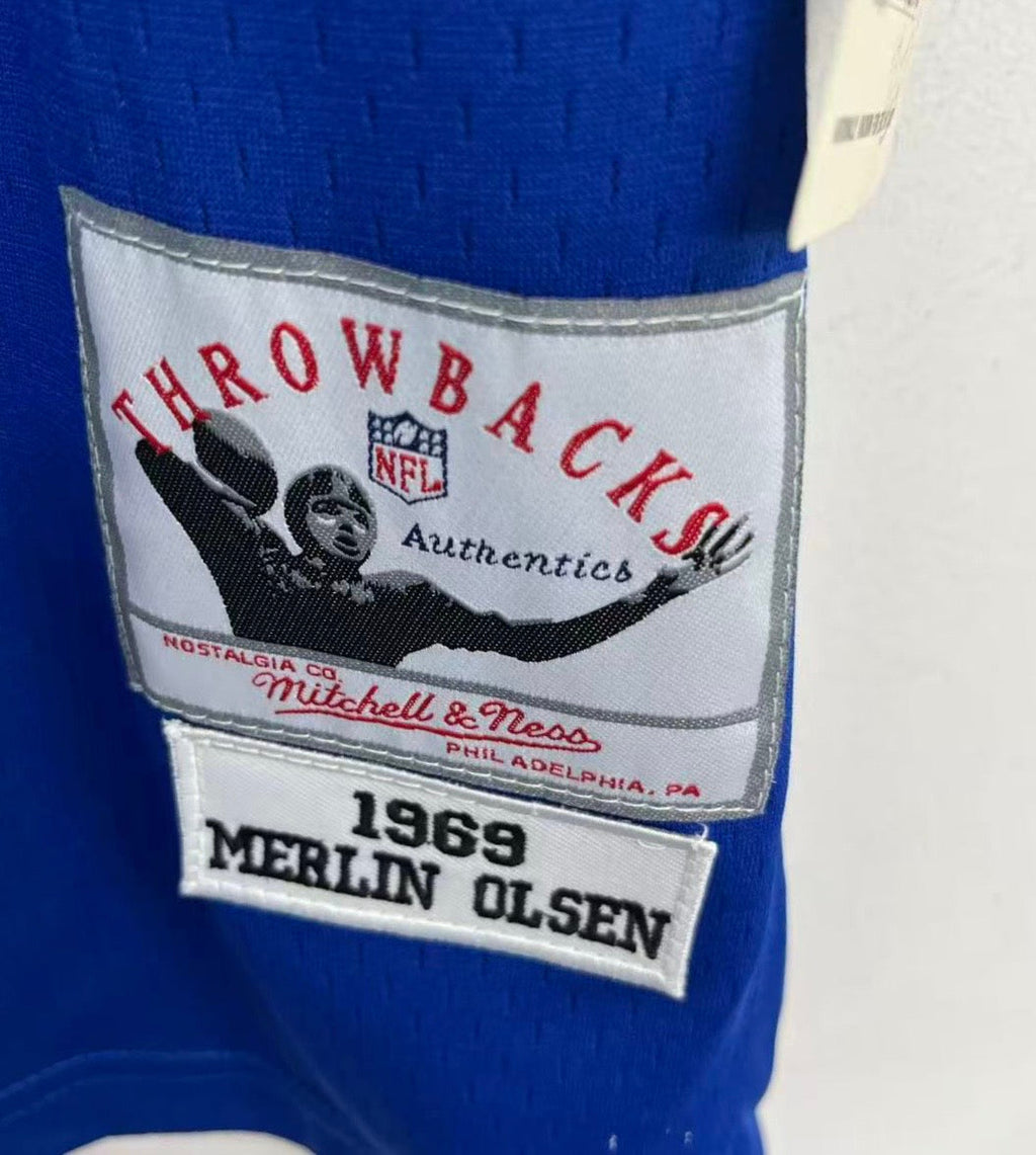 Merlin Olsen 1969 Los Angeles Rams NFL Mitchell & Ness product image 3