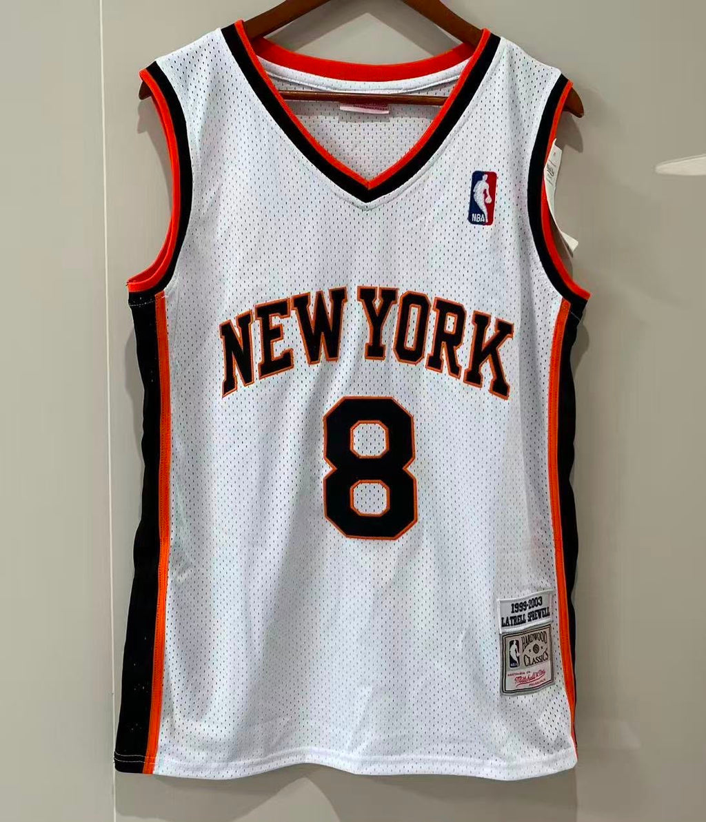 Latrell Sprewell New York Knicks Official NBA Mitchell & product image 5