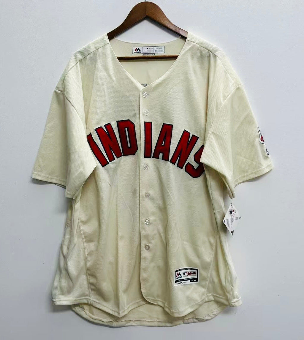 Trevor Bauer Cleveland Indians Official MLB Majestic jersey product image 2