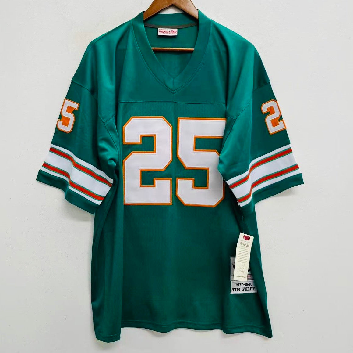 Tim Foley Miami Dolphins NFL Mitchell & Ness Jersey product image 2