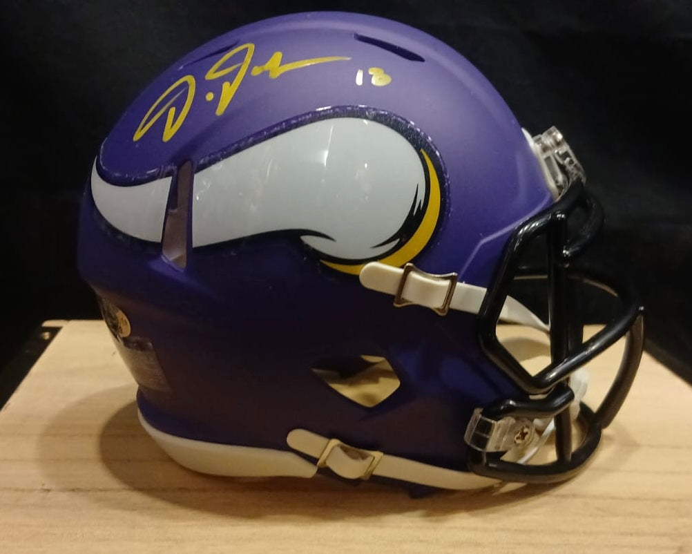 Justin Jefferson Autographed Minnesota Vikings Mini Helmet product image 2
