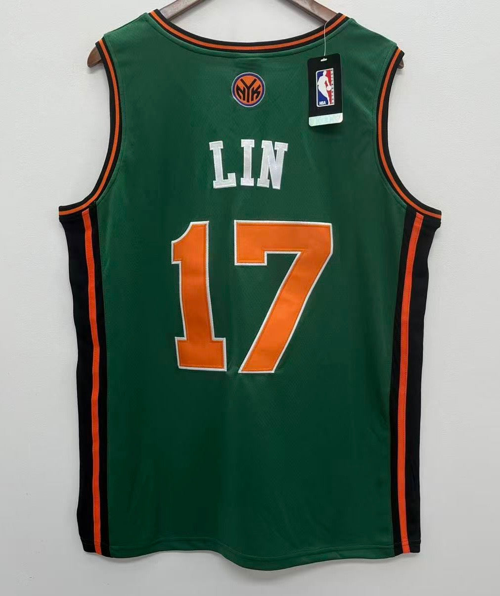 Jeremy Lin New York Knicks Official NBA Jersey Adidas green product image 1