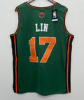 Jeremy Lin New York Knicks Official NBA Jersey Adidas green product image 1