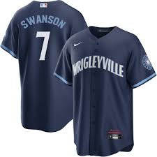 Dansby Swanson YOUTH Chicago Cubs Official MLB City Connect product image 1