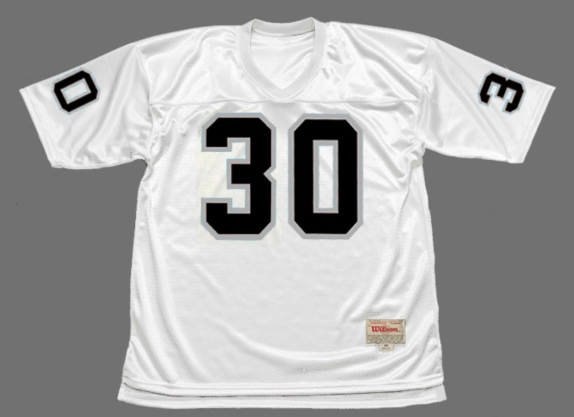 Mark Van Eeghen Oakland Raiders Mitchell & Ness Jersey white product image 2