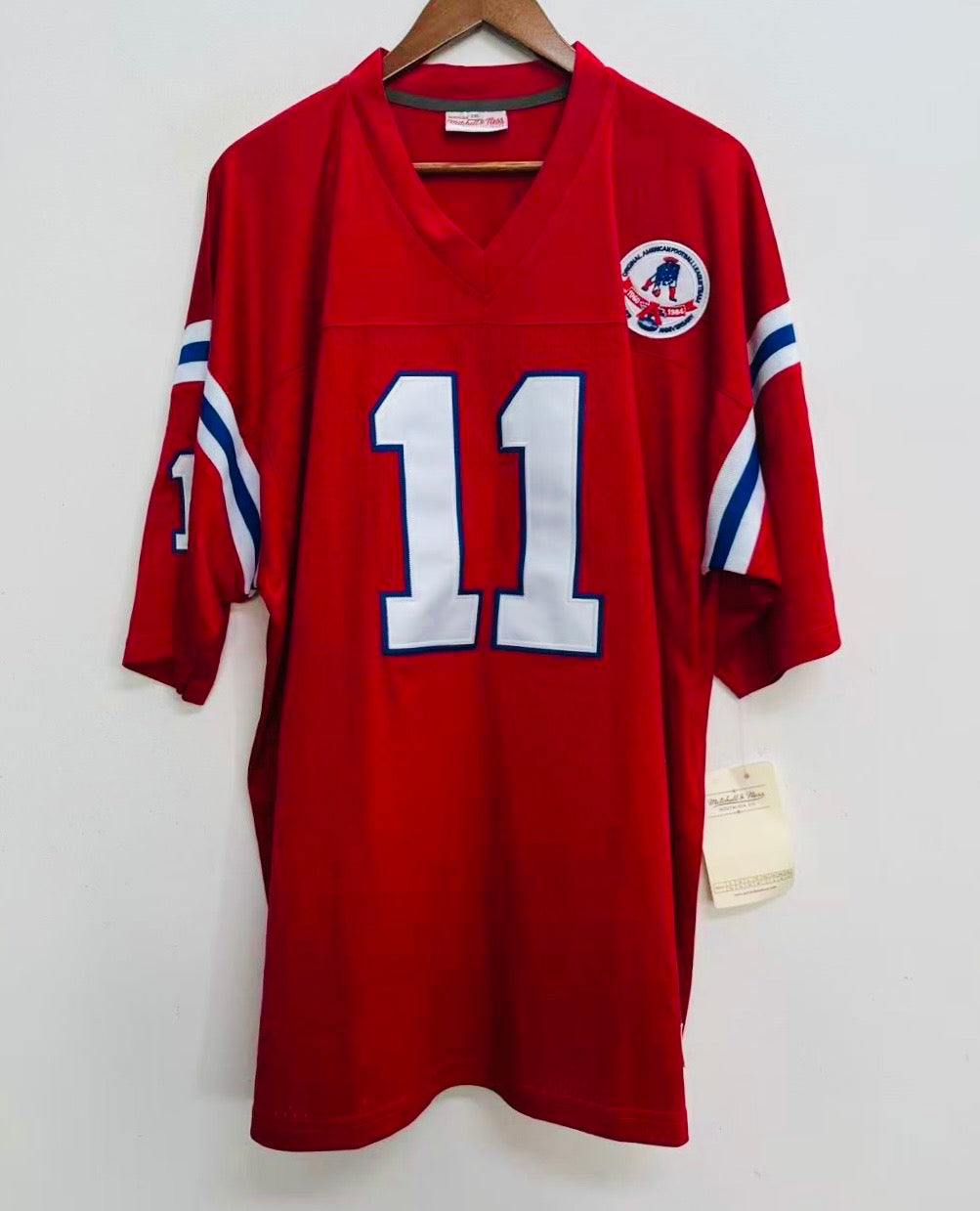 Tony Eason 1984 New England Patriots Official NFL Mitchell product image 2