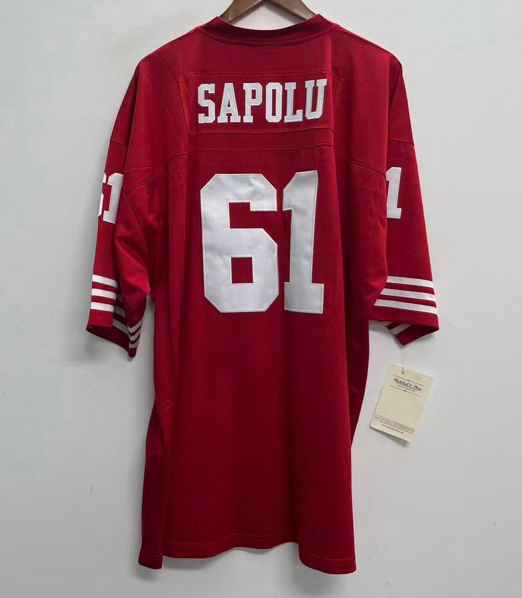 Jesse Sapolu San Francisco 49ers Official NFL Mitchell & product image 1