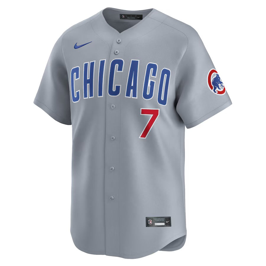 Dansby Swanson Chicago Cubs Official MLB Nike Jersey gray product image 3