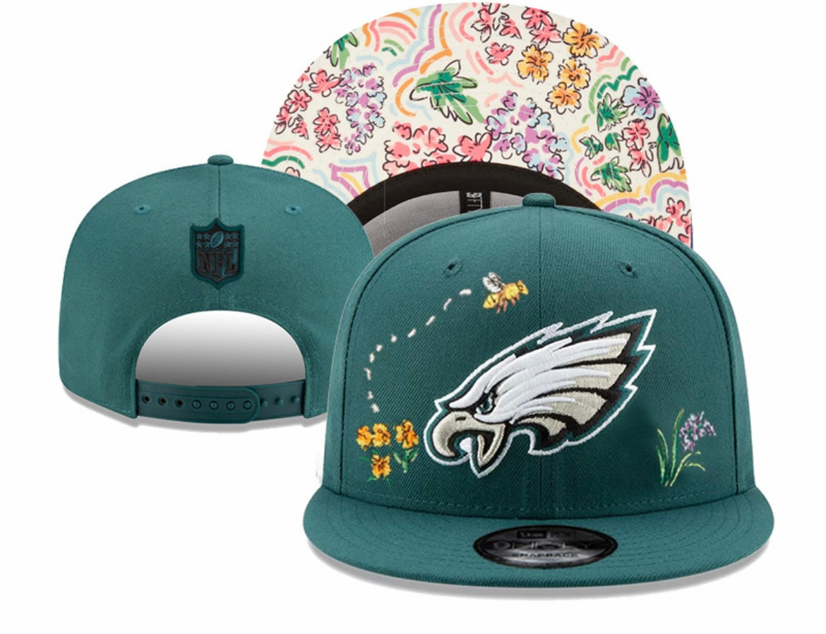 Philadelphia Eagles New Era Hat adjustable green product image 1