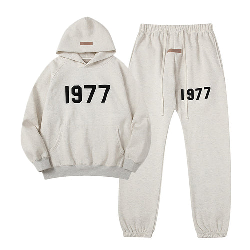 1977 Hoodie / Pants / Set -Light Grey product image 1, provided for visual reference and product detail review