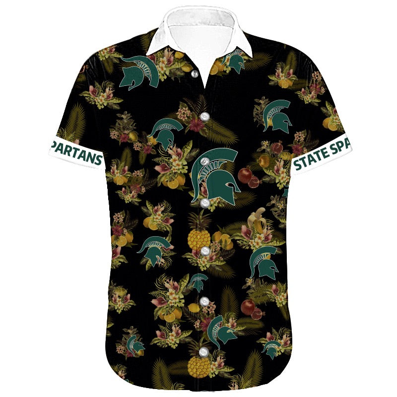 Michigan State Spartans NCAA Floral Palm shirt adult sizes product image 1
