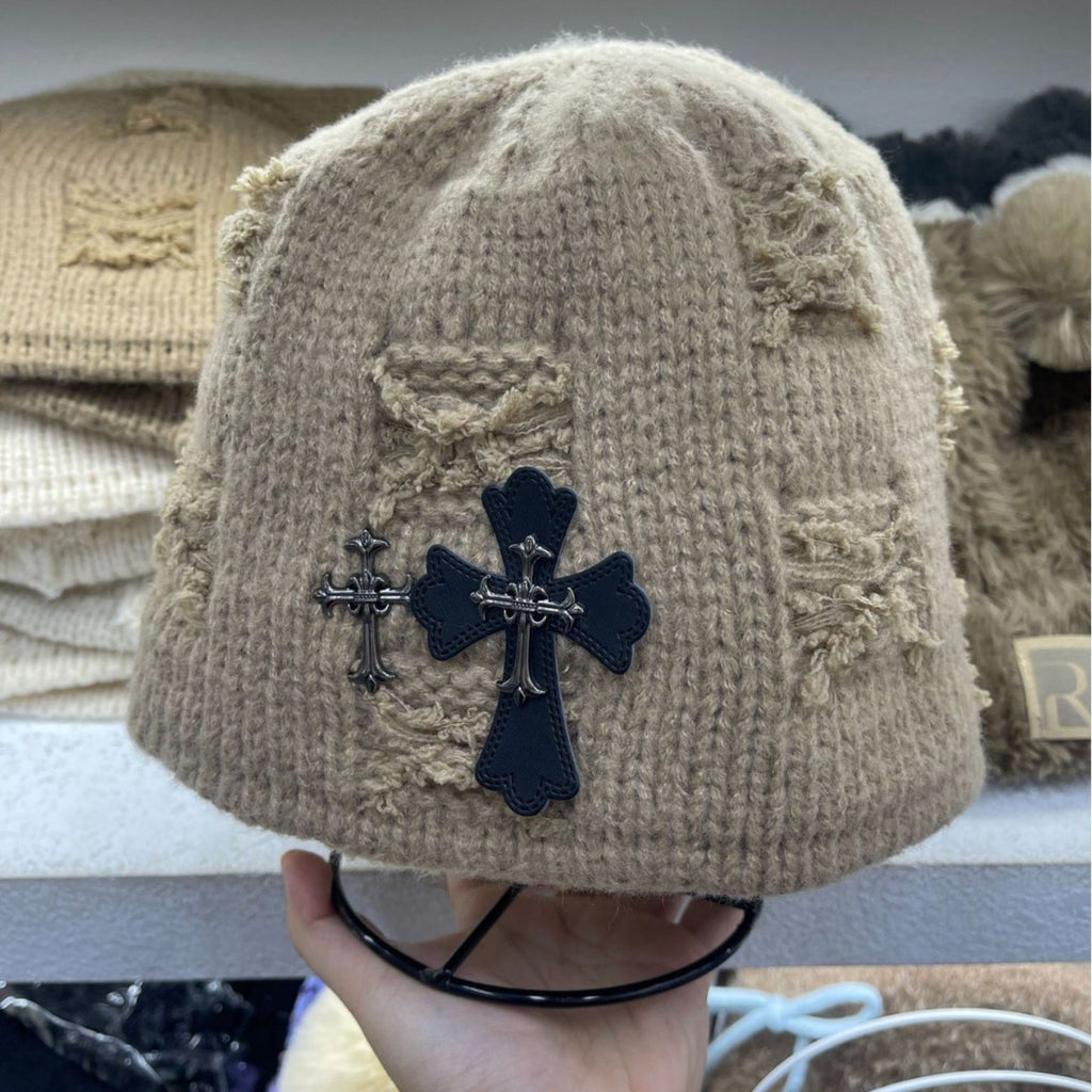 Chrome Heart Beanie Bucket Hat Winter product image 1, provided for visual reference and product detail review
