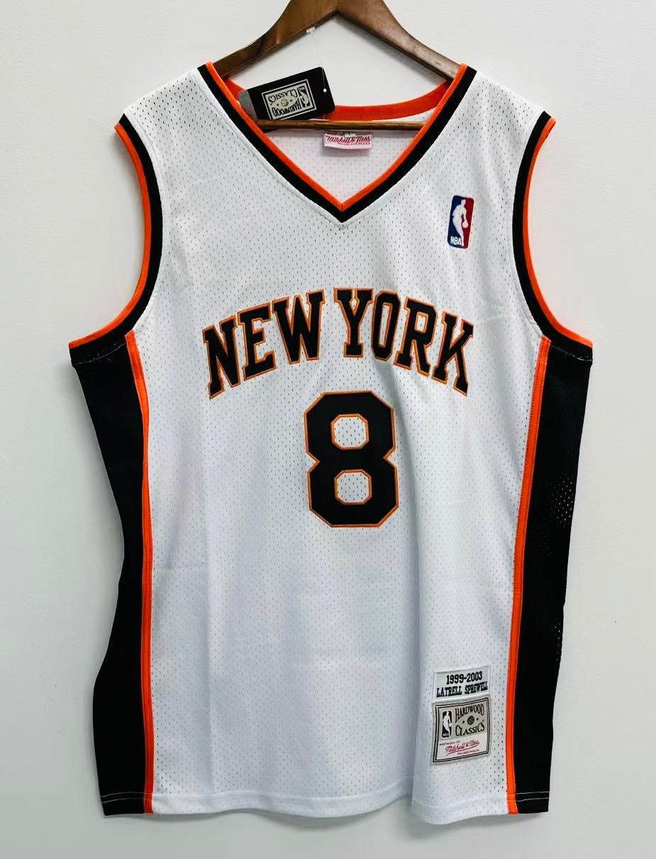 Latrell Sprewell New York Knicks Official NBA Mitchell & product image 2