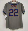 Juan Soto YOUTH New York Mets Jersey Classic Authentics gray product image 1