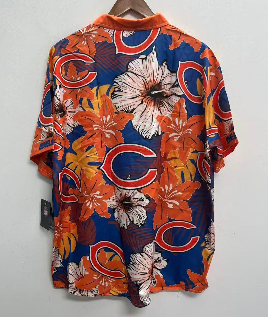 Chicago Bears Official NFL Floral Palm shirt product image 2