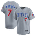 Dansby Swanson YOUTH Chicago Cubs Official MLB jersey gray product image 1