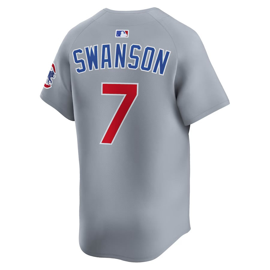 Dansby Swanson Chicago Cubs Official MLB Nike Jersey gray product image 2