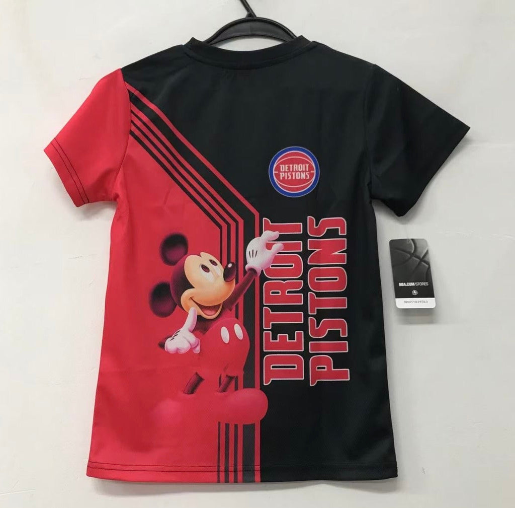 Detroit Pistons Disney Mickey Mouse Official NBA T-shirt YTH product image 2