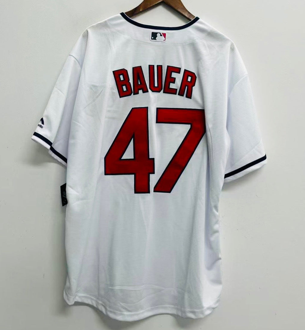 Trevor Bauer Cleveland Indians Official MLB Majestic jersey product image 1