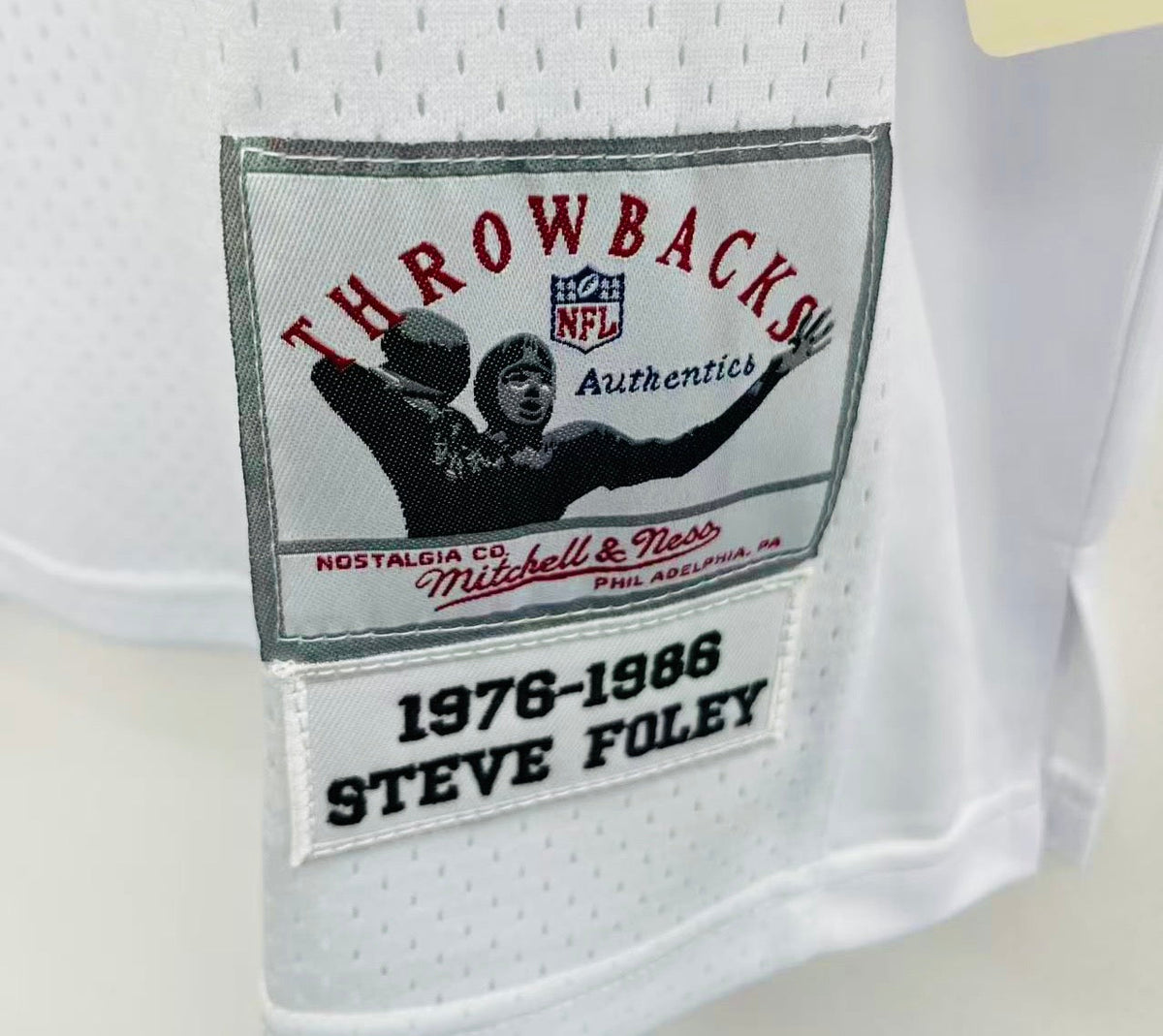 Steve Foley Denver Broncos NFL Mitchell & Ness Jersey white product image 3