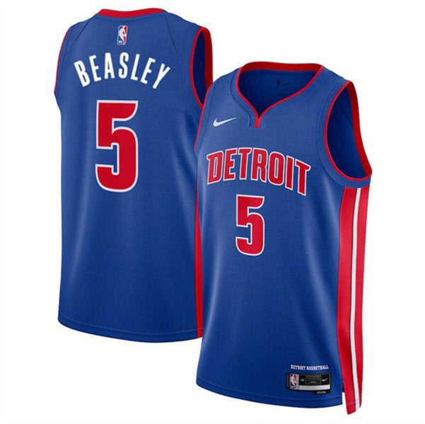 Malik Beasley Detroit Pistons Official NBA Nike Jersey blue product image 1