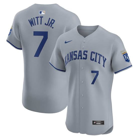 Bobby Witt Jr. Kansas City Royals Jersey Nike gray product image 1
