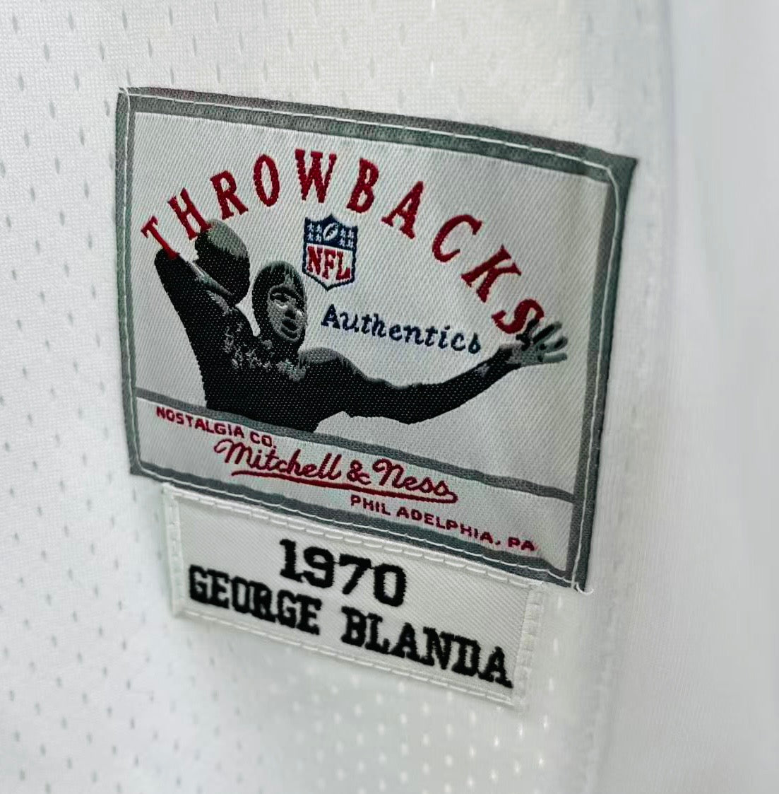 George Blanda 1970 Oakland Las Vegas Raiders Mitchell & product image 3