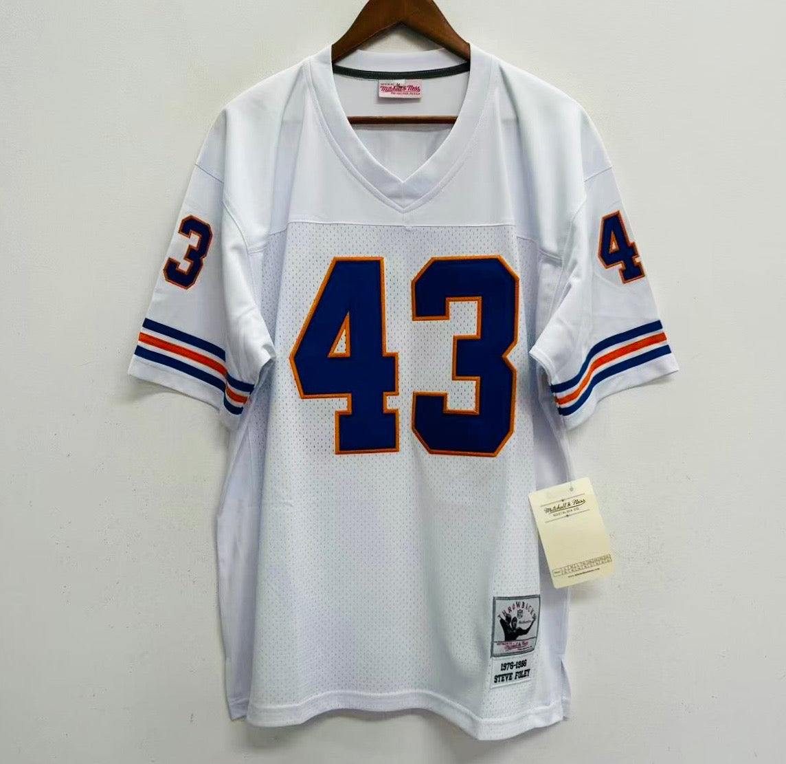 Steve Foley Denver Broncos NFL Mitchell & Ness Jersey white product image 2