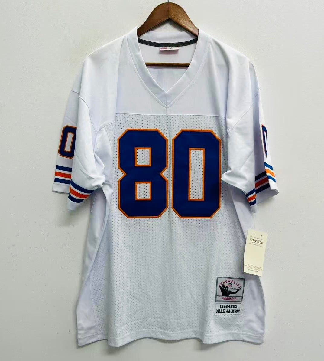 Mark Jackson Denver Broncos NFL Mitchell & Ness Jersey white product image 2