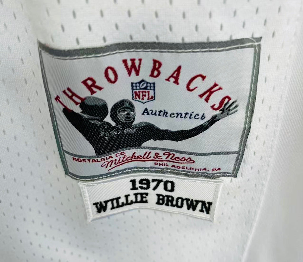Willie Brown 1970 Oakland Raiders Mitchell & Ness Jersey product image 3