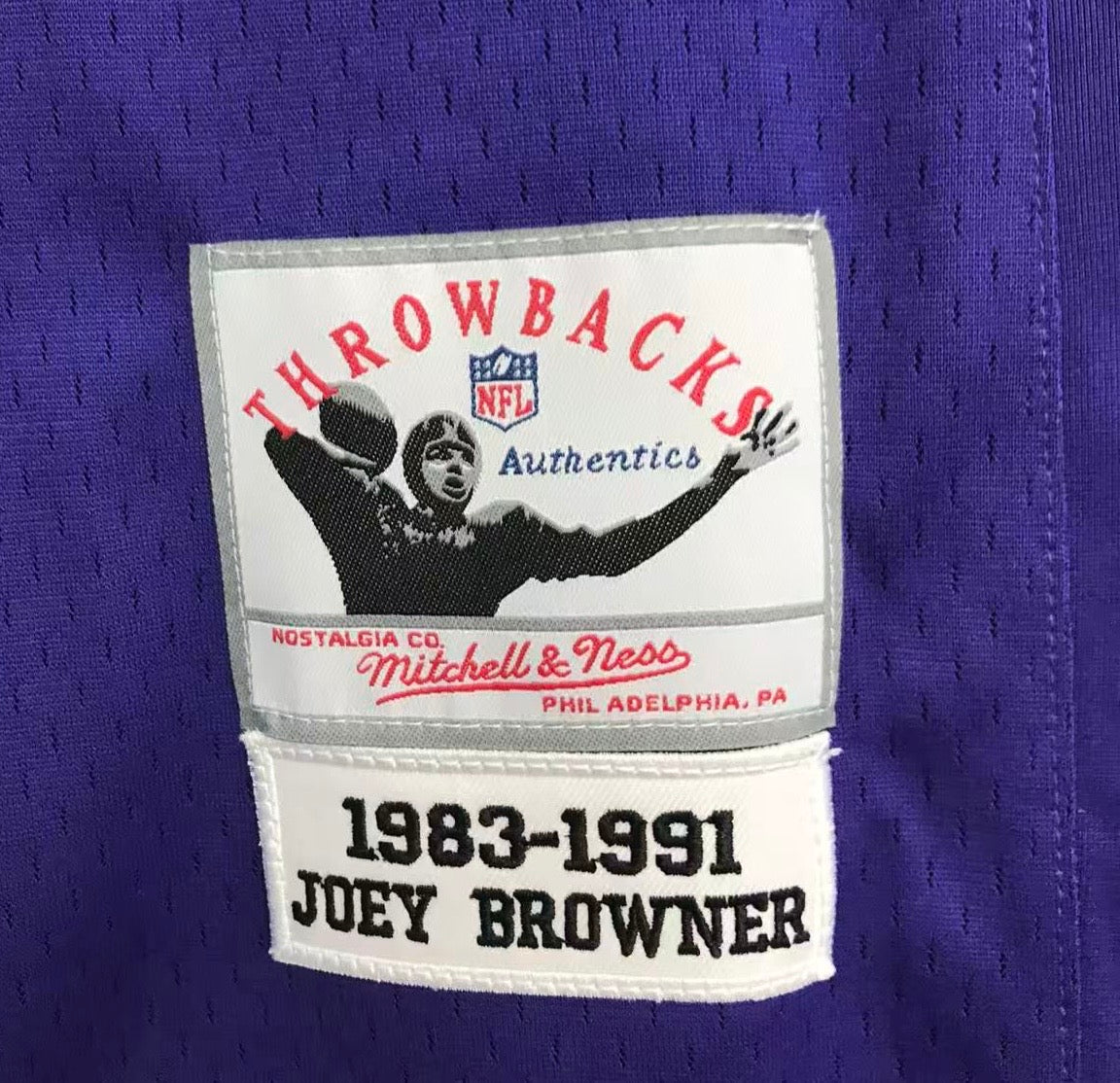 Joey Browner Minnesota Vikings Official NFL Mitchell & Ness product image 3