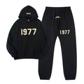 1977 Hoodie & Pants Set Black product image 1, provided for visual reference and product detail review