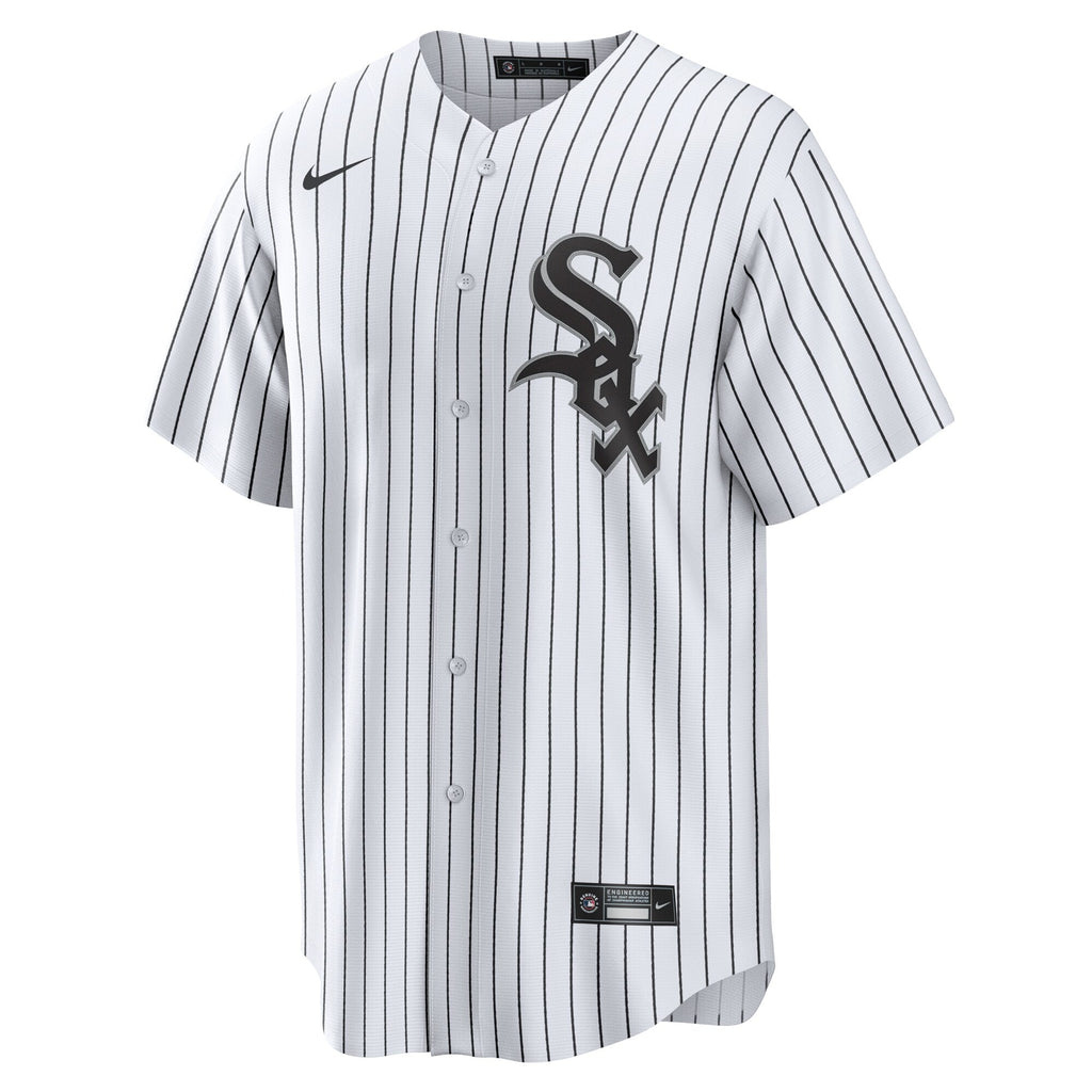 Chicago White Sox White #1 Groom Home Replica Jersey product image 3, provided for visual reference and product detail review