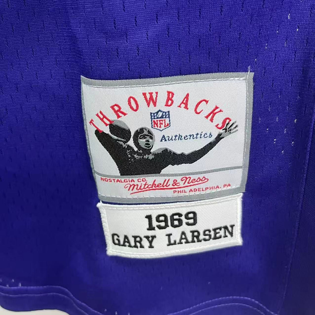Gary Larsen 1969 Minnesota Vikings Official NFL Mitchell & product image 3